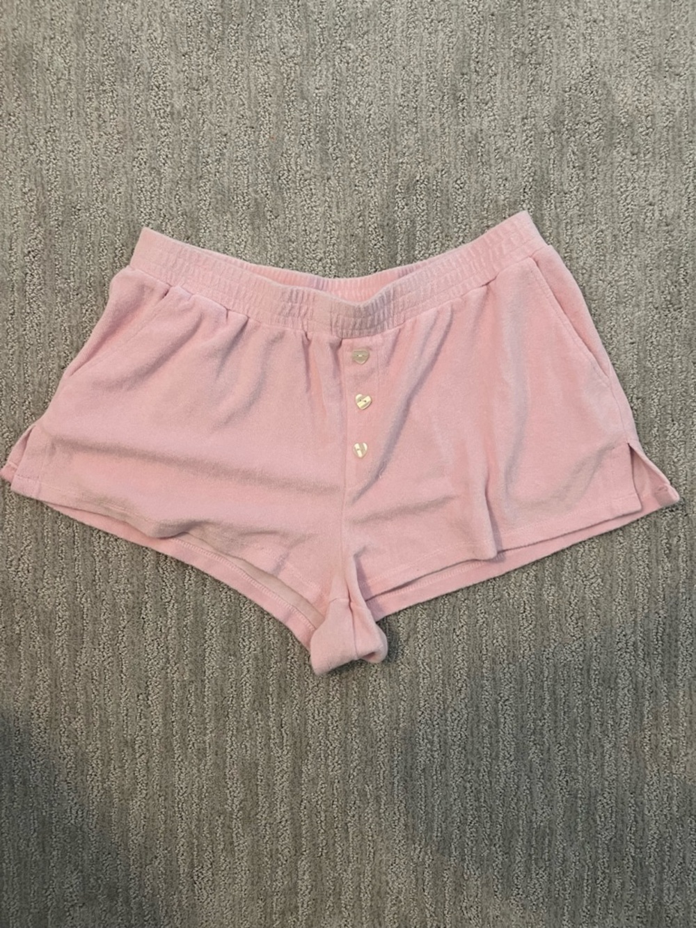 Stoney Clover x Target Terry pink lounge shorts